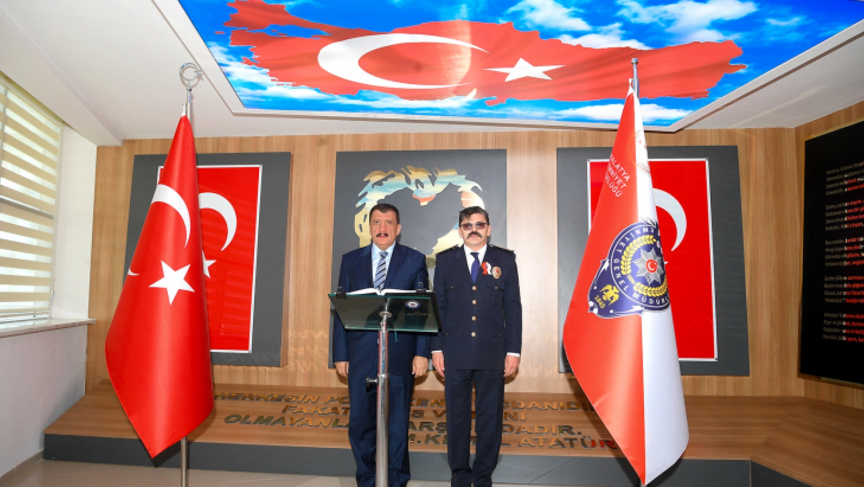 Başkan Gürkan, Malatya İl Emniyet Müdürünü ziyaret etti