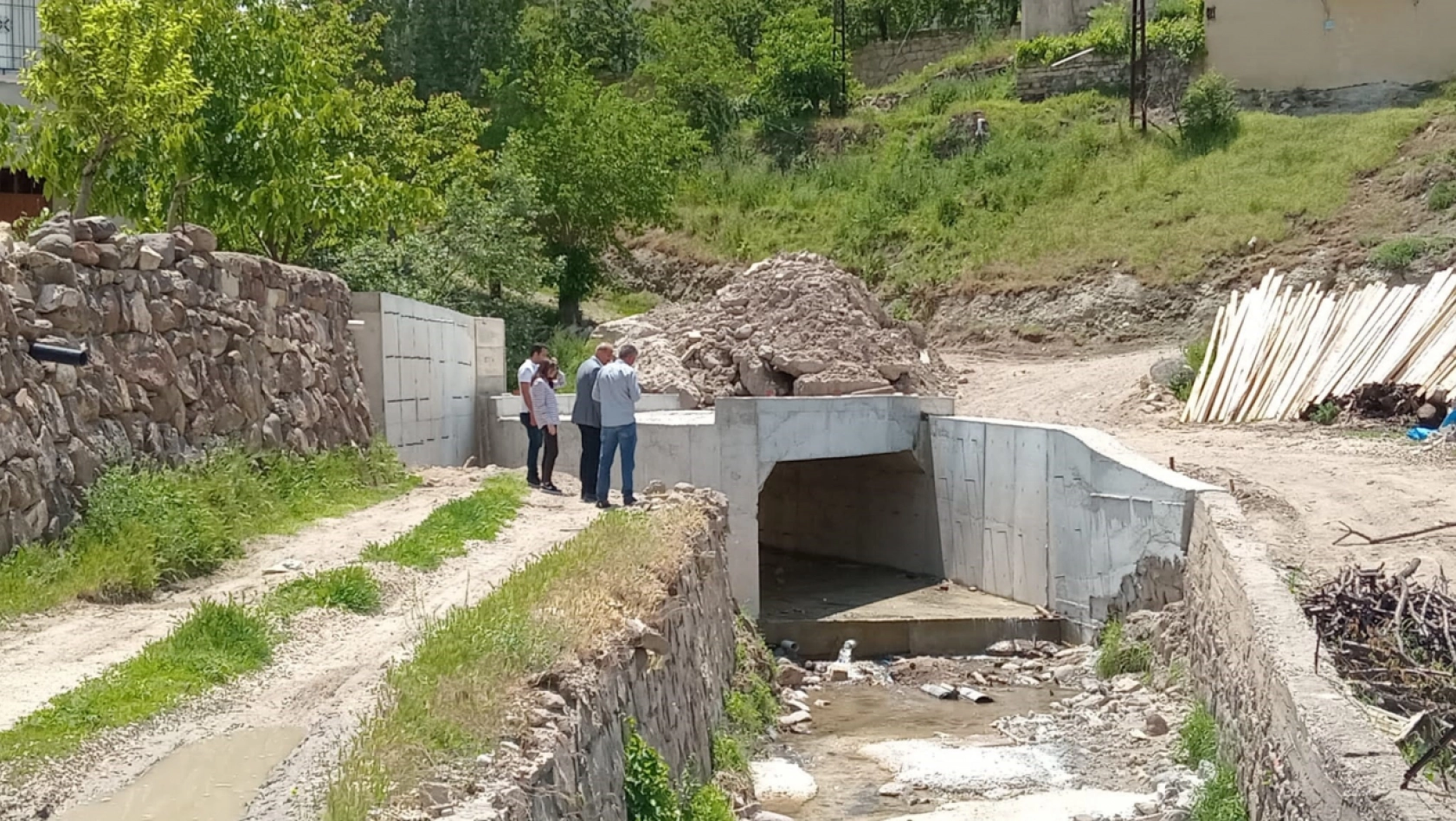 Darende'de köprü yenileme çalışmaları başladı