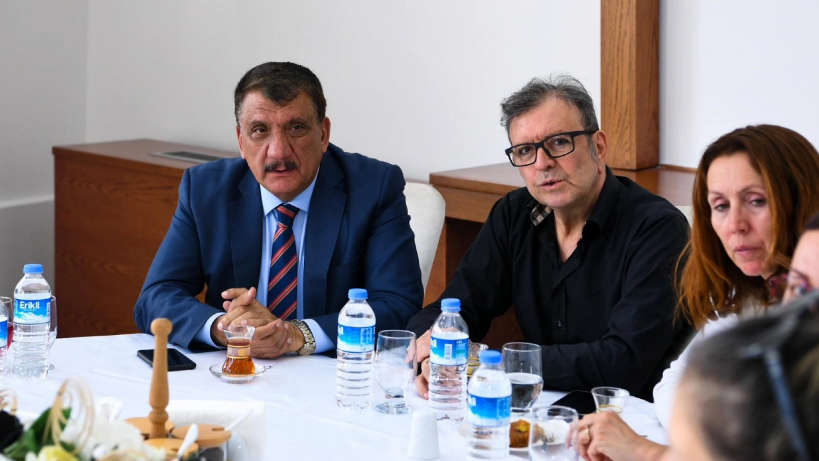 Doğal hayatı koruma vakfı üyelerinden Başkan Gürkan'a ziyaret