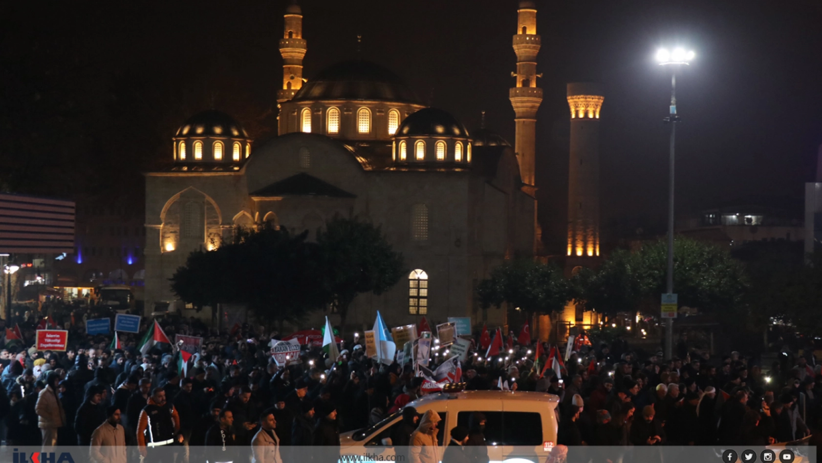 Kur'an-ı Kerim'in yakılmasına tepki gösteren binlerce Malatyalı yürüyüş yaptı