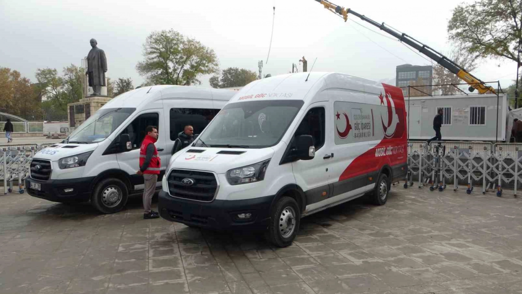 Malatya'da 'Mobil Göç Noktası' aracı hizmete girdi