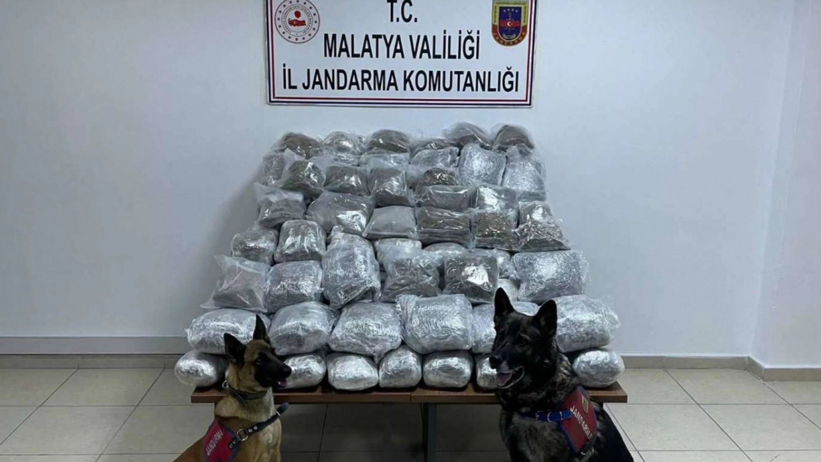 Malatya'da 83 kilogram uyuşturucu madde ele geçirildi