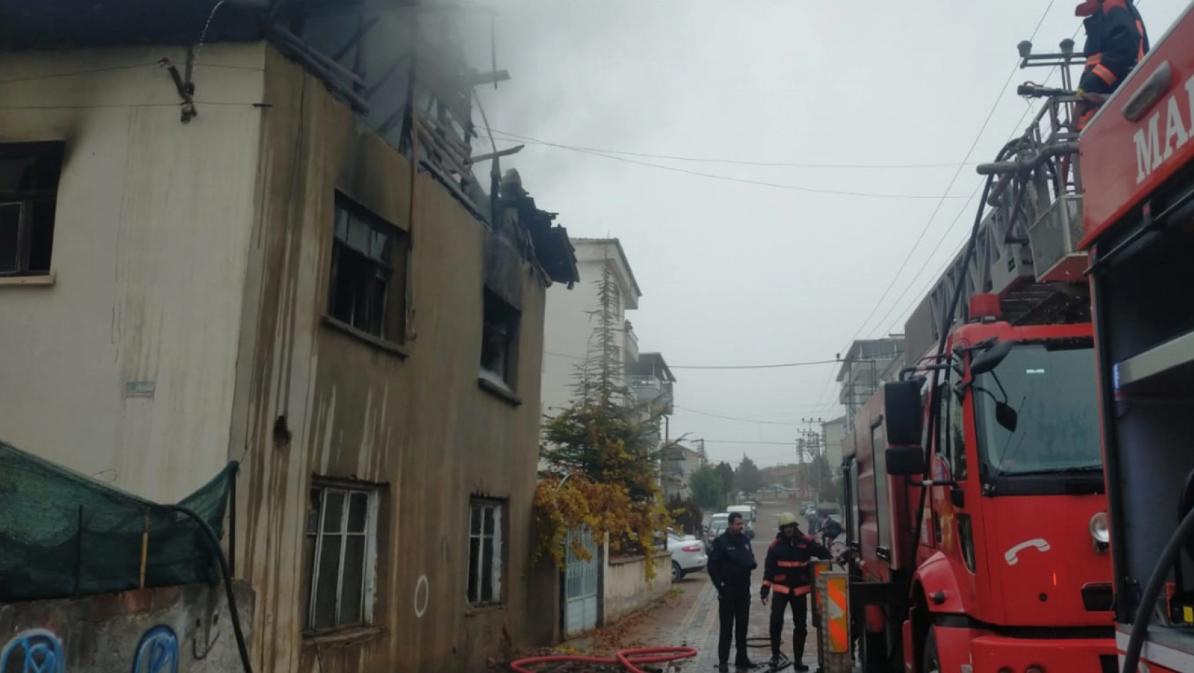Malatya'da maddi hasarlı yangın