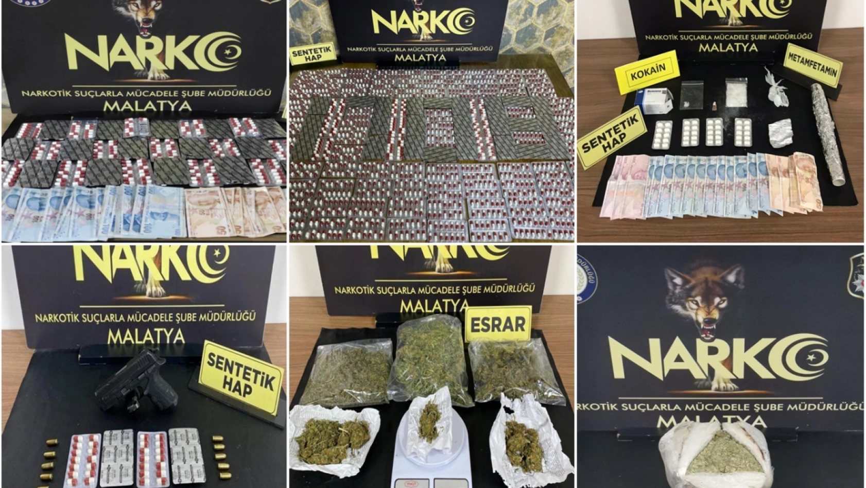 Malatya'da uyuşturucu operasyonu: 14 tutuklama
