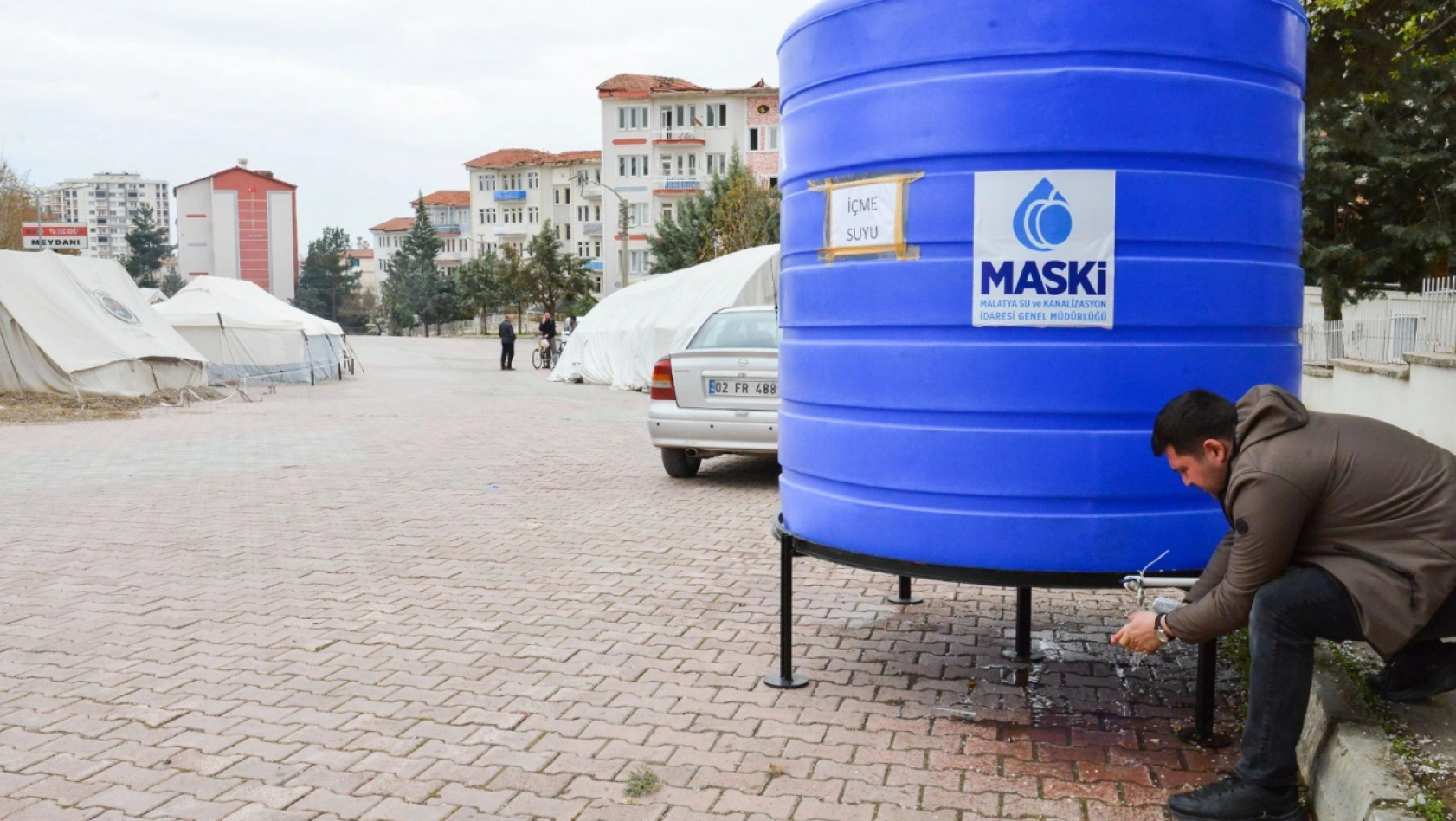 Malatya'da vatandaşların ihtiyacı tankerlerle karşılanıyor