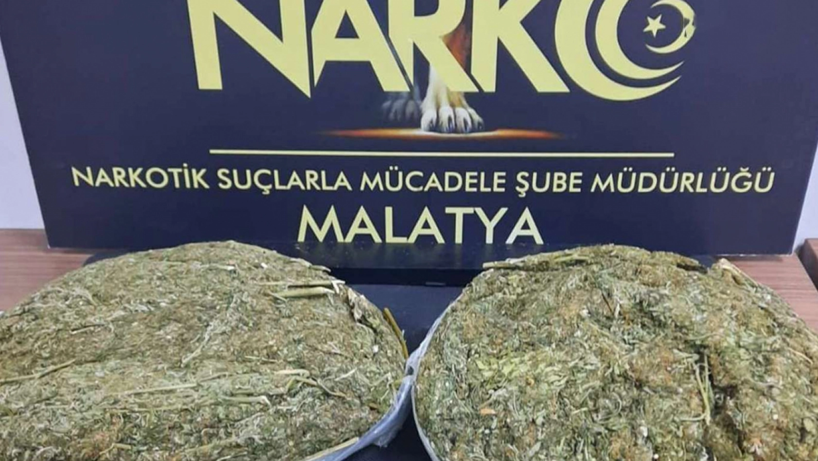 Malatya'da yolcu otobüsünde 23 kilogram uyuşturucu ele geçirildi