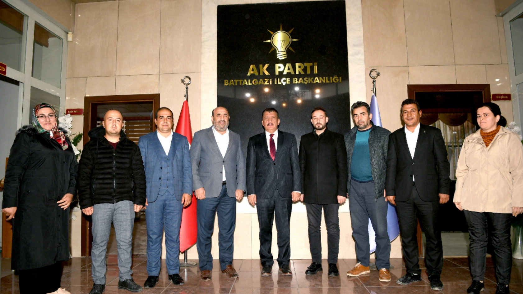 Selahattin Gürkan, AK Parti Battalgazi İlçe Başkanlığını Ziyaret Etti