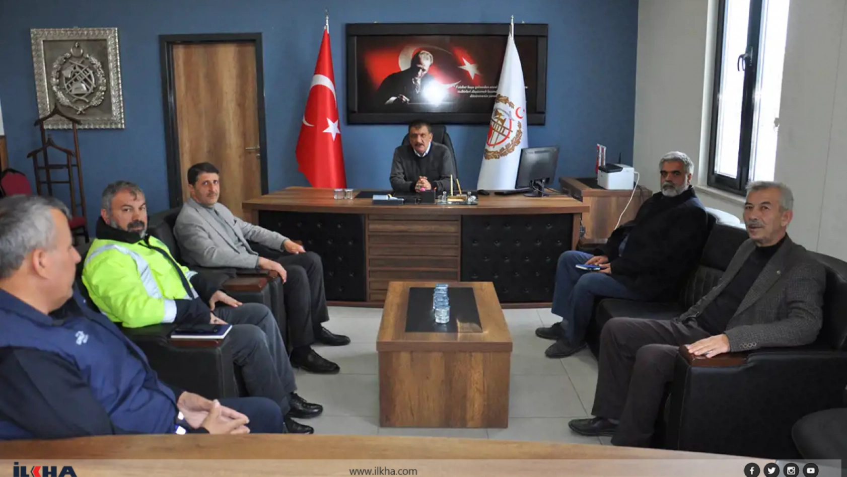 Umut Kervanı Malatya'dan Büyükşehir Belediye Başkanı Gürkan'a ziyaret