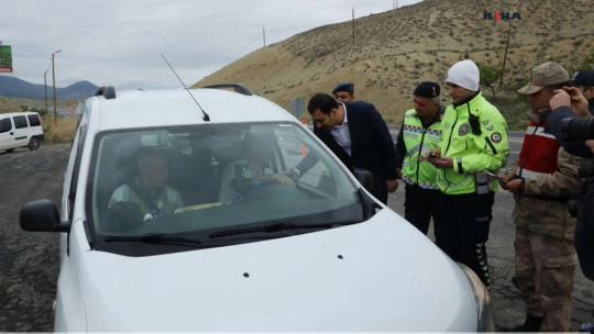 Malatya'da 'Yayalar için 5 adımda güvenli trafik' tanıtımı