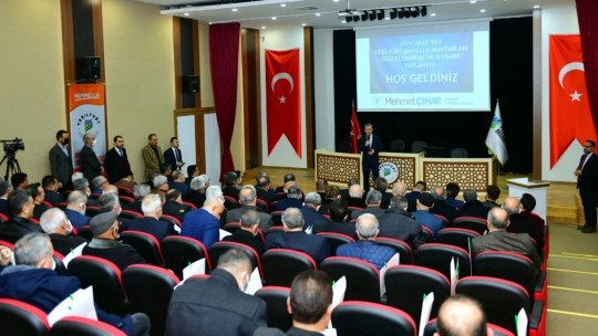 Başkan Çınar, 81 Mahalle Muhtarı ile bir araya geldi