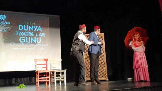 '27 Mart Gençlik Kumpanyası' oyunu Sanat Merkezi'nde sahnelendi