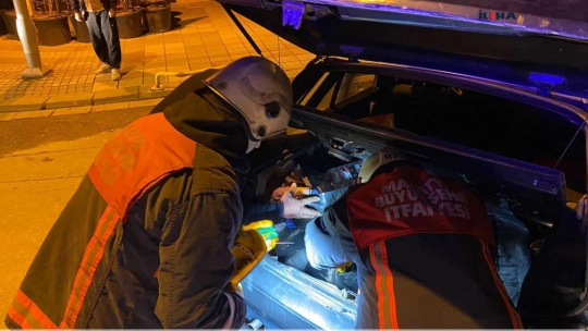 Malatya'da 2 aracın karıştığı kazada bir kişi yaralandı