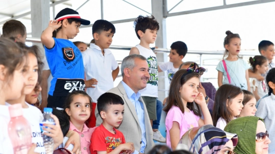 Çocuk Trafik Eğitim Parkı 'Minikler Yarışıyor' programına ev sahipliği yaptı