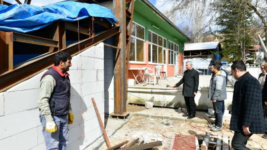 Yeşilyurt Güreş Sahası Hızla Yükseliyor