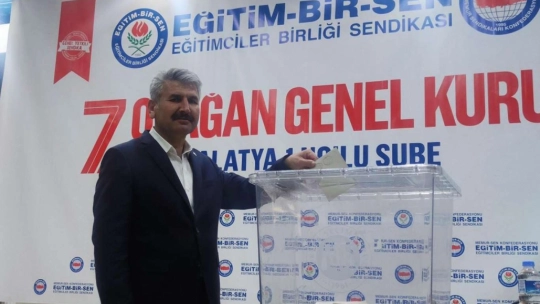Eğitim Bir-Sen Malatya Şube Başkanı Söylemez güven tazeledi