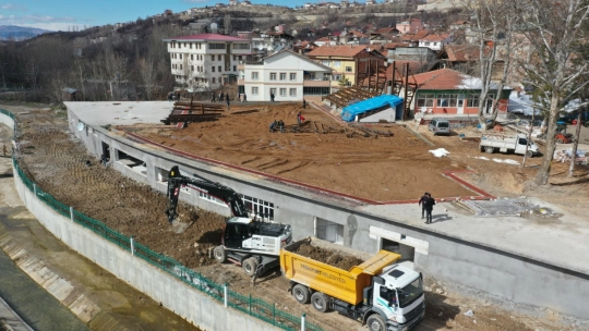 Yeşilyurt Güreş Sahası Hızla Yükseliyor