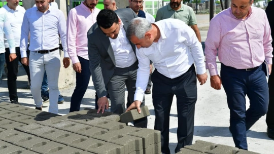 Kilit Parke Taşı Üretim Tesisi Hizmete Girdi