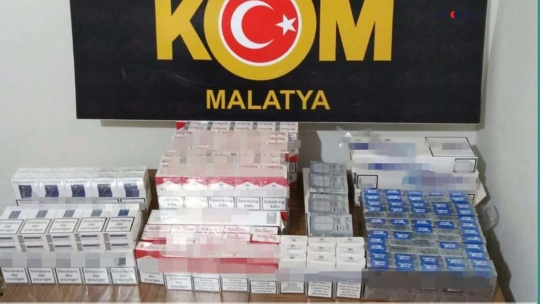 Malatya'da çok sayıda gümrük kaçağı malzeme ele geçirildi