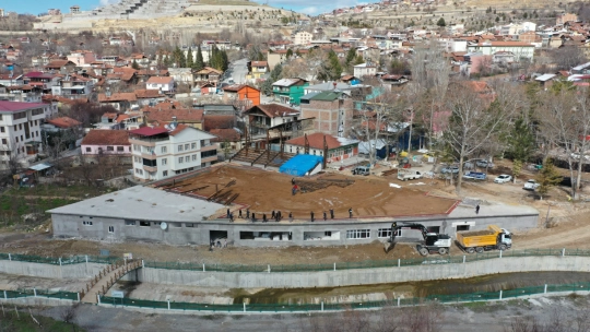 Yeşilyurt Güreş Sahası Hızla Yükseliyor