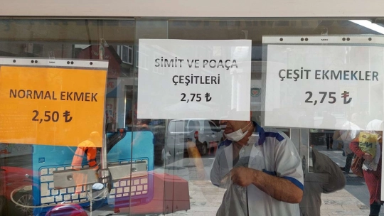 Malatya'da halk ekmeğe zam yapıldı