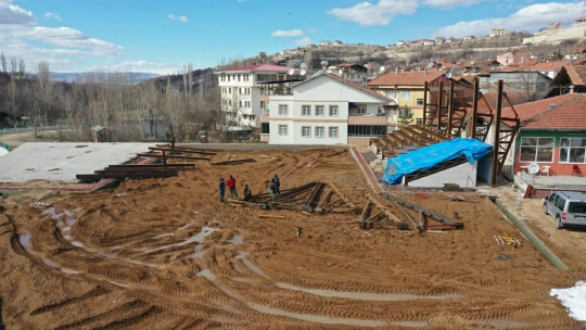 Yeşilyurt Güreş Sahası Hızla Yükseliyor