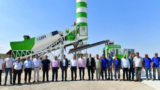 Kilit Parke Taşı Üretim Tesisi Hizmete Girdi