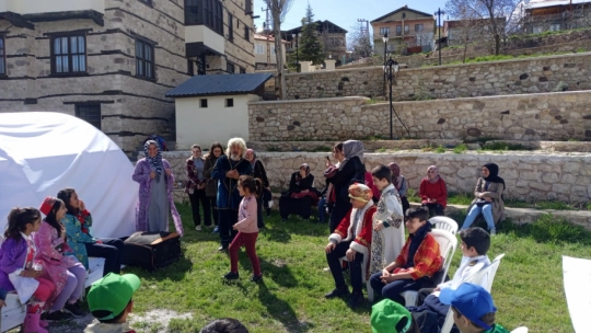 Malatya'da depremzede çocuklar için moral etkinliği