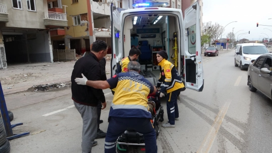 Cipin çarptığı yaya yaralandı