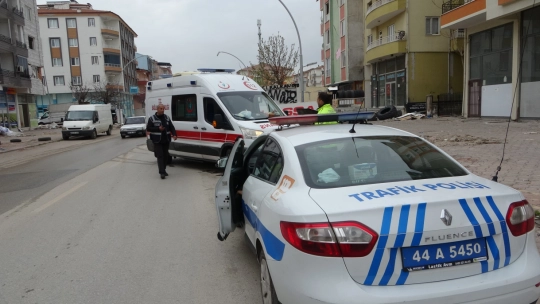 Cipin çarptığı yaya yaralandı