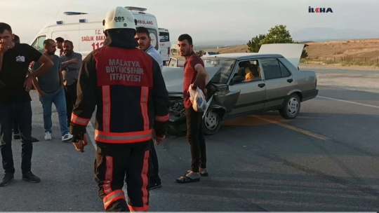 Malatya'da trafik kazası: 5 yaralı