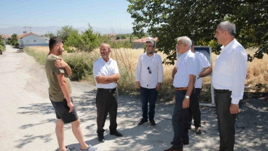 Doğalgaz tamamlandı asfalt yapımı başladı