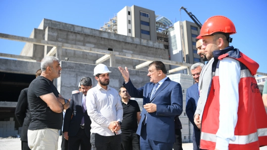 Başkan Gürkan Yimpaş Binasında İncelemede Bulundu