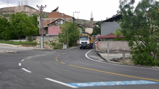 Orduzu Mahallesinde Asfaltlama çalışması yapıldı