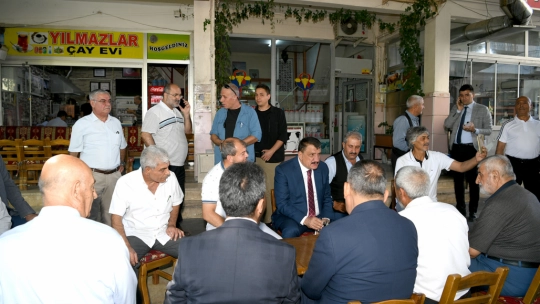 Başkan Gürkan, Akpınar Esnafıyla Buluştu