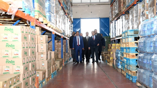 Başkan Gürkan, Esenlik Depolarında İncelemede Bulundu