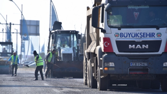 Kar yağısı sonrası oluşan bozukluklar gideriliyor