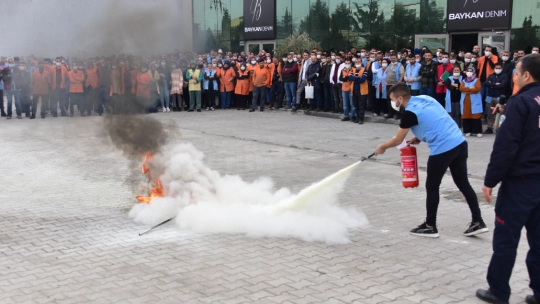 Yangın öncesi alınması gereken tedbirler anlatıldı