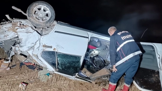 Malatya'da trafik kazası: 3 yaralı