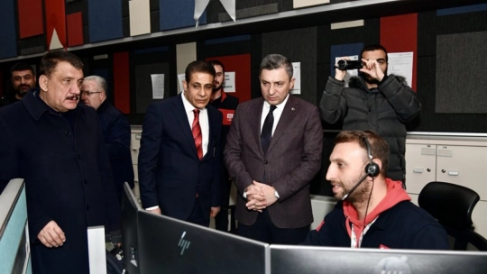 Vali Hulusi Şahin'den Yeni Yıl Ziyaretleri