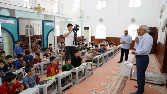 Güder, Yaz Kur'an Kursu Öğrencilerini Ziyaret Etti