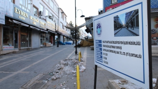 Battalgazi'deki Prestij Sokak Çalışmaları Sürüyor