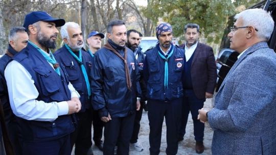 Güder'den İzcilere Sürpriz Ziyaret