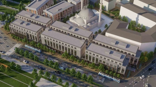 Malatya Çarşı Projesi'nde iş makineleri aralıksız çalışıyor