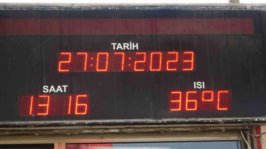 Malatya'da sıcaklar bunaltıyor