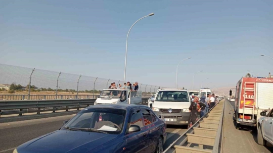 Malatya'da zincirleme kaza: 2 yaralı