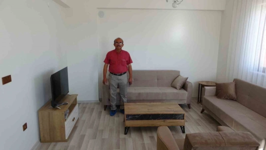 Malatya'daki köy evlerinde çalışmalar hızla sürüyor