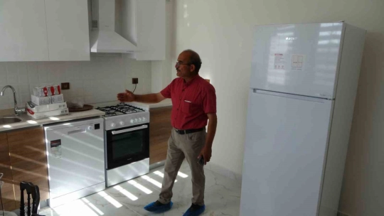 Malatya'daki köy evlerinde çalışmalar hızla sürüyor