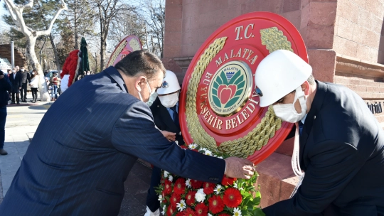 Atatürk'ün Malatya'ya Gelişinin 91.Yılı Töreni Yapıldı