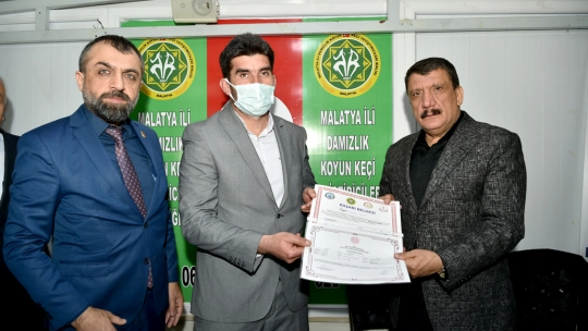 Başkan Gürkan, Damızlık Koyun Keçi Yetiştiricileri Birliğini Ziyaret Etti