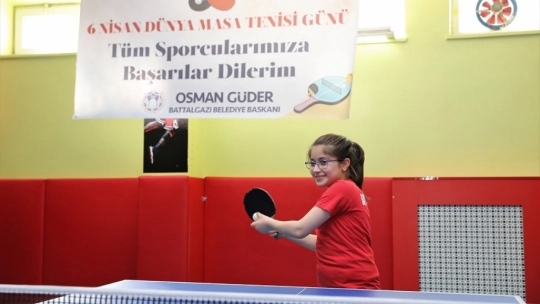 Masa Tenisi Günü Battalgazi'de Özel Turnuva ile Kutlandı